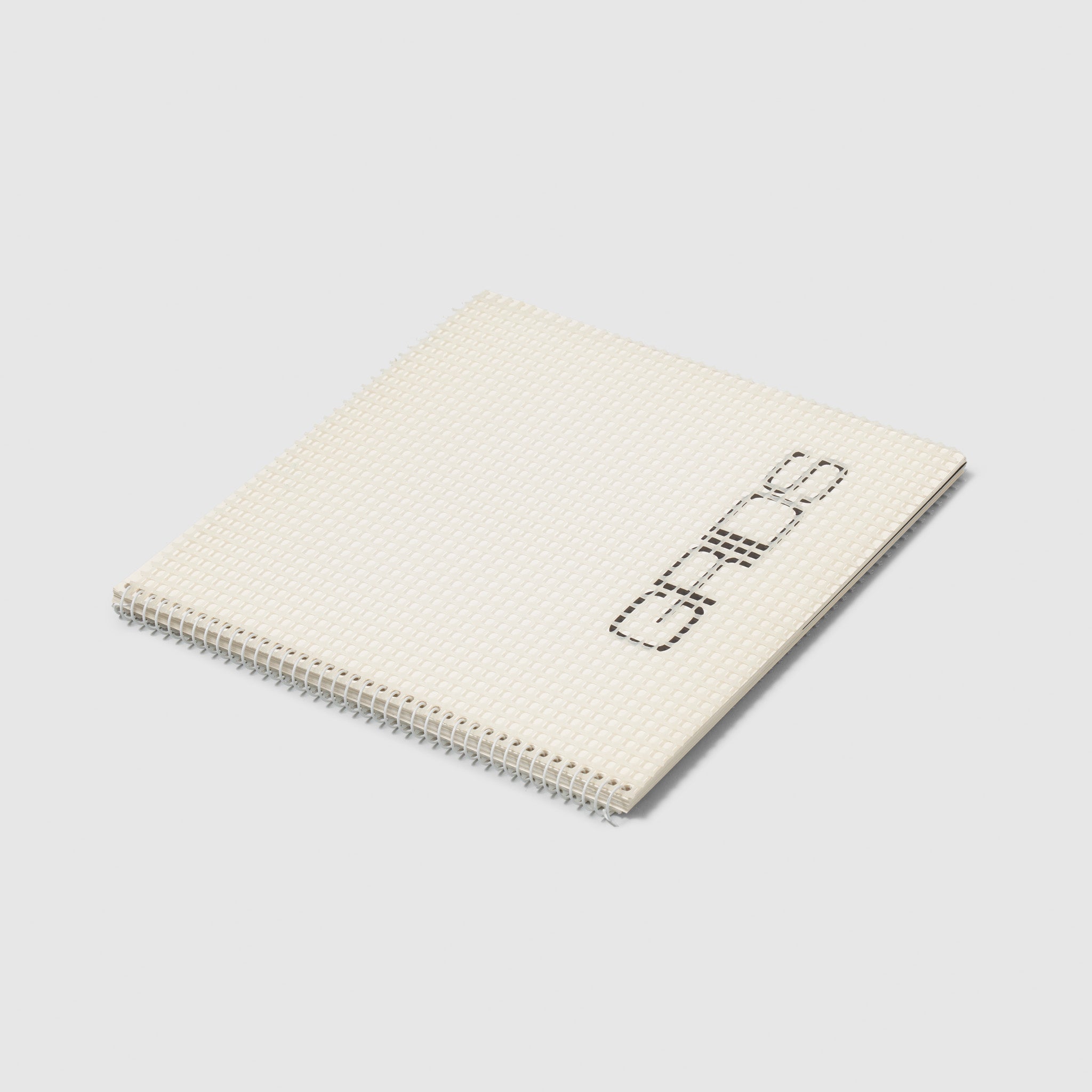 Grids. There is a white grid cover overlaying a white cover with black text.