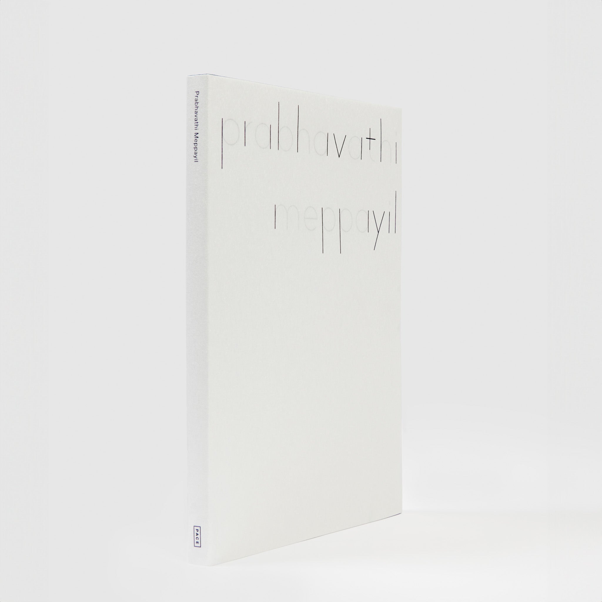 Prabhavathi Meppayil. The book has a white cover and black and grey text.
