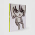 Yoshitomo Nara Pincoteca. The book has a black and white Nara work on the cover. There is a green spine with black and white font.