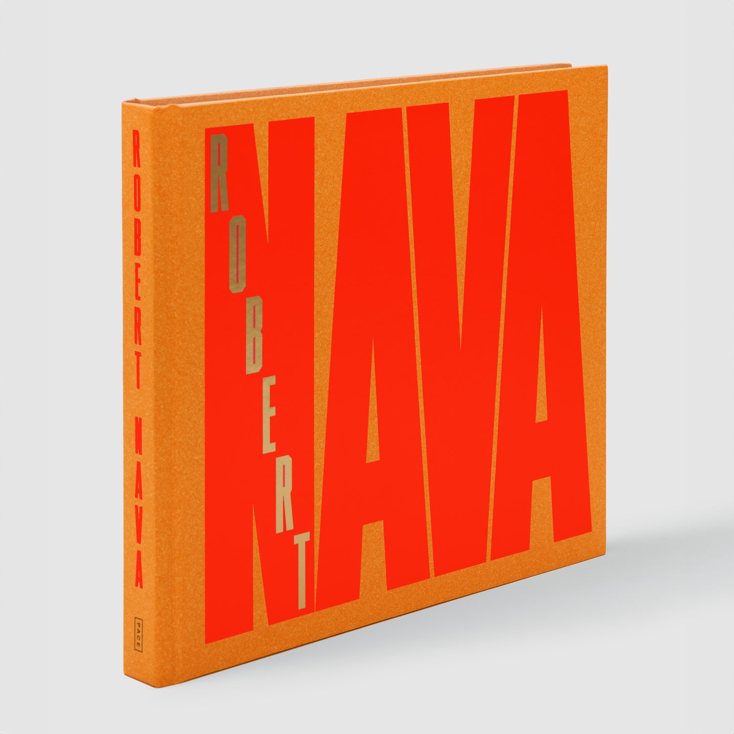 Robert Nava. The cover is orange and the font is red and gold.