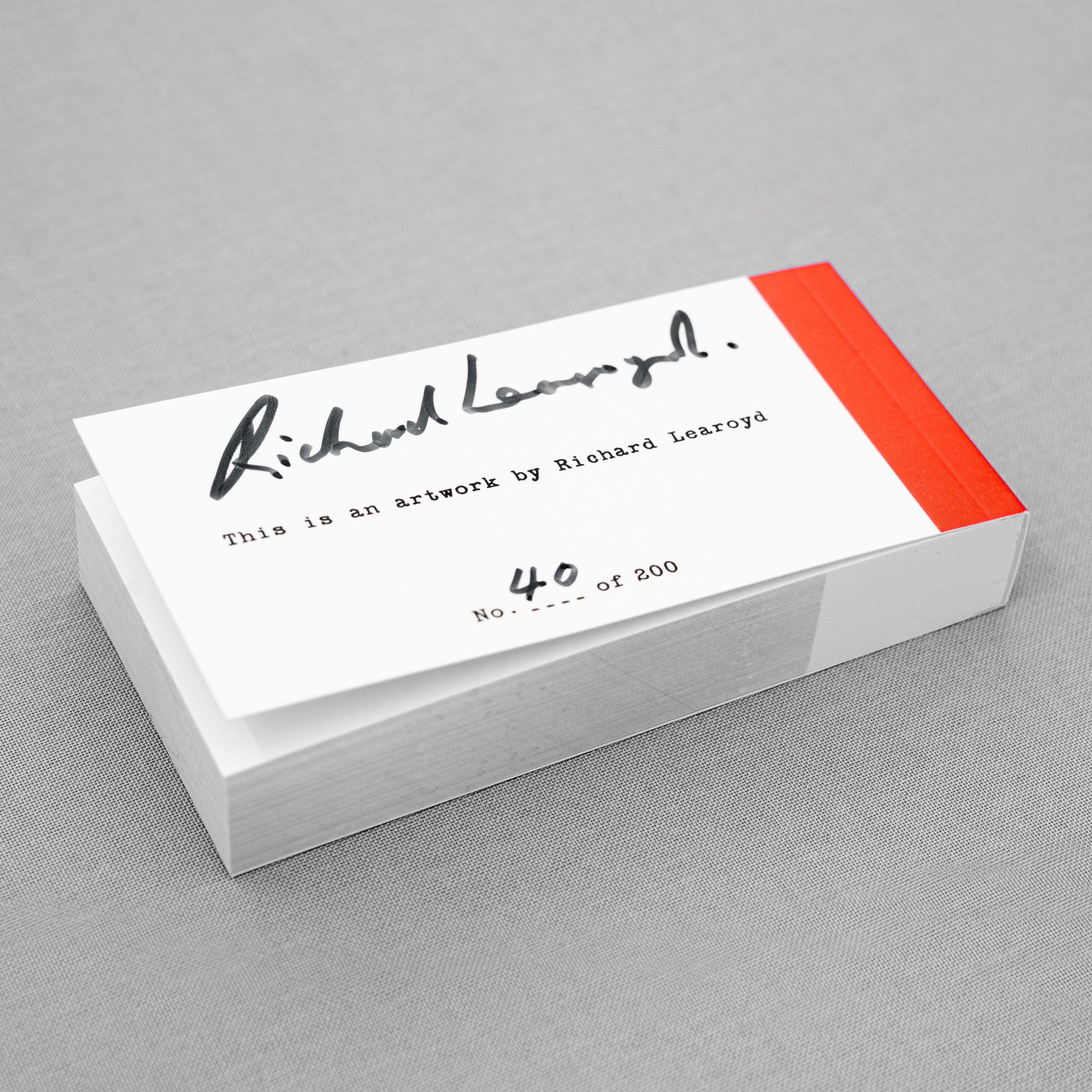 Richard Learoyd "i" Flip Book