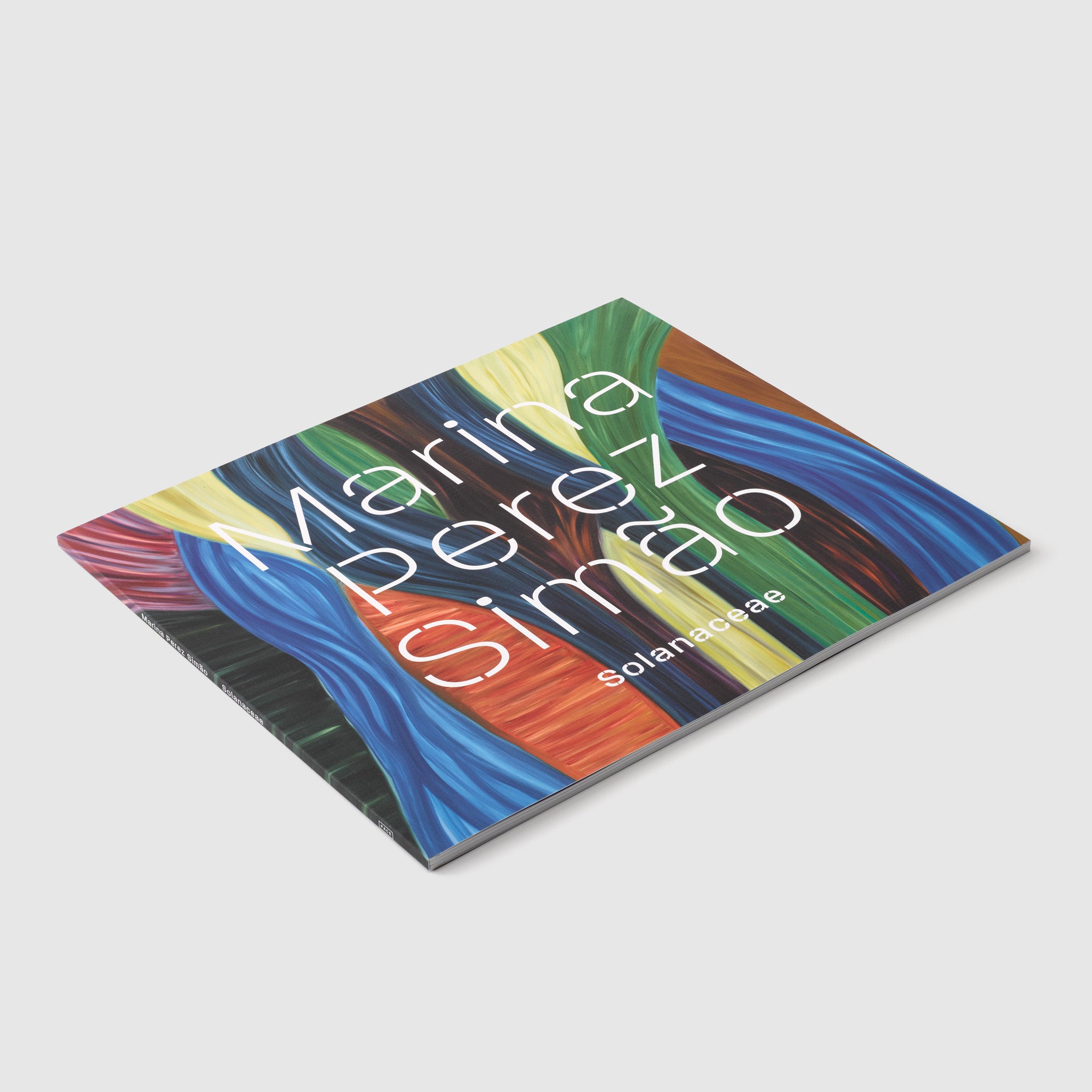 Marina Perez Simao Solanaceae. The cover has a colorful Perez Simao work with white text.