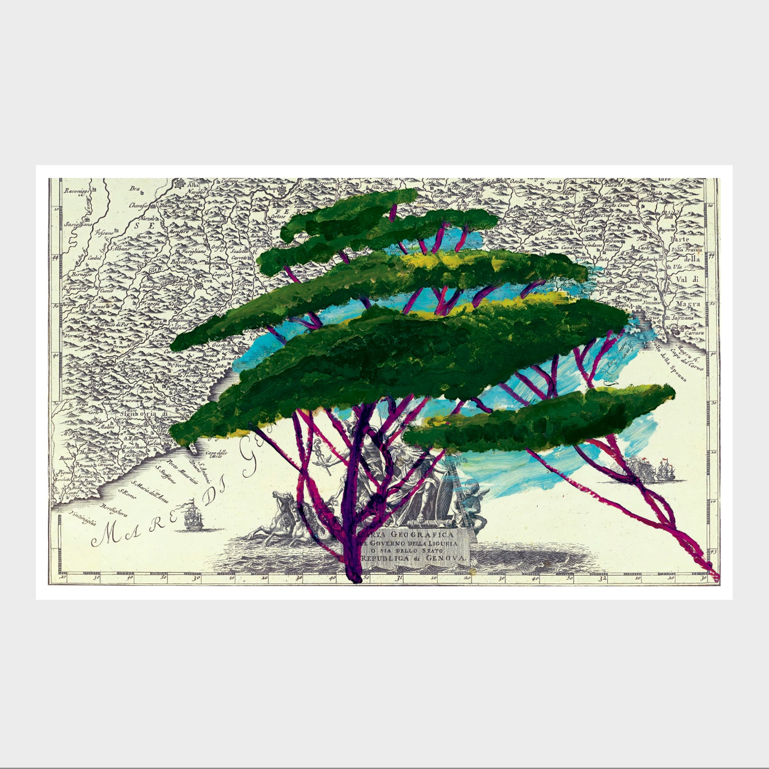 Julian Schnabel: Italy Through Its Trees Poster