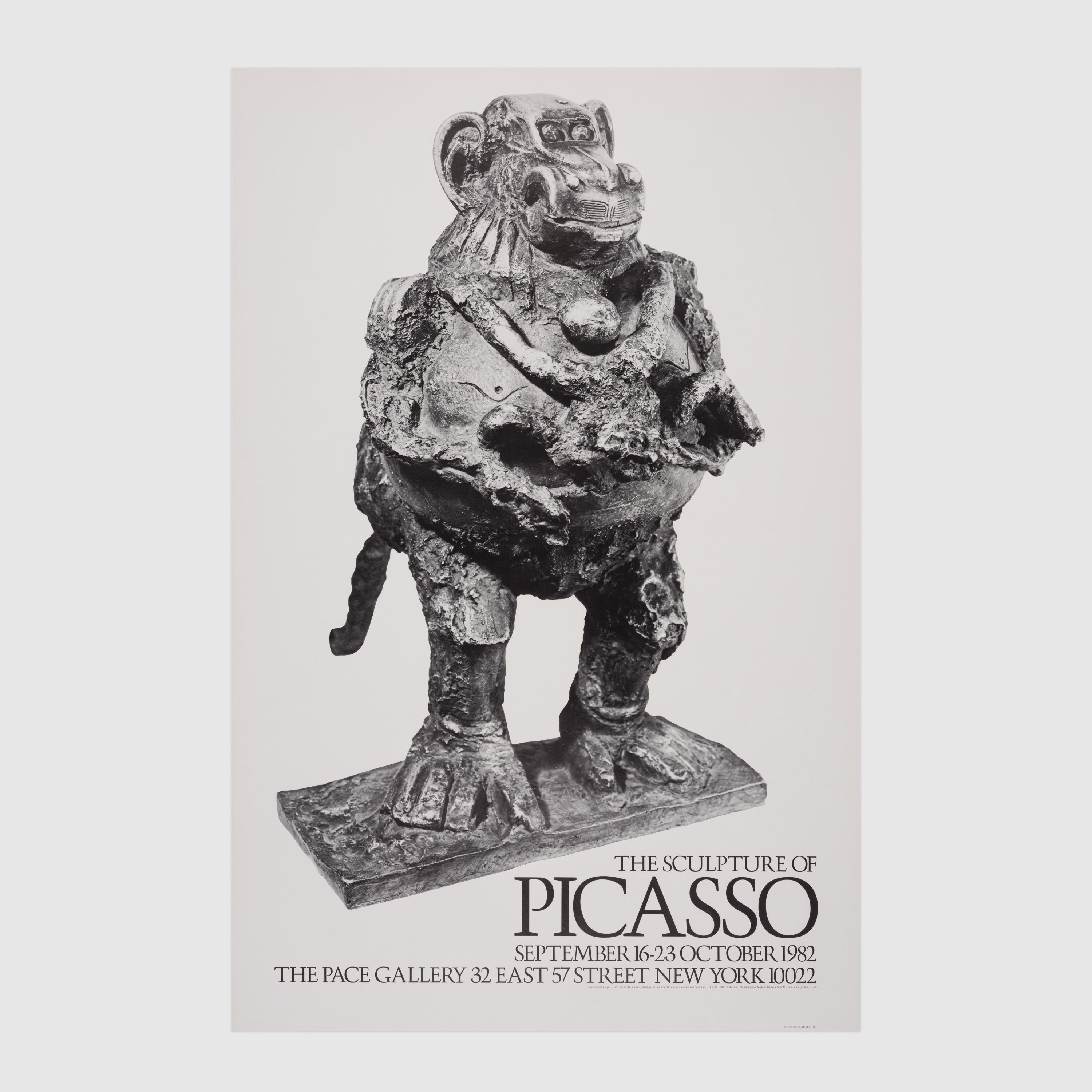 The Sculpture of Picasso Poster