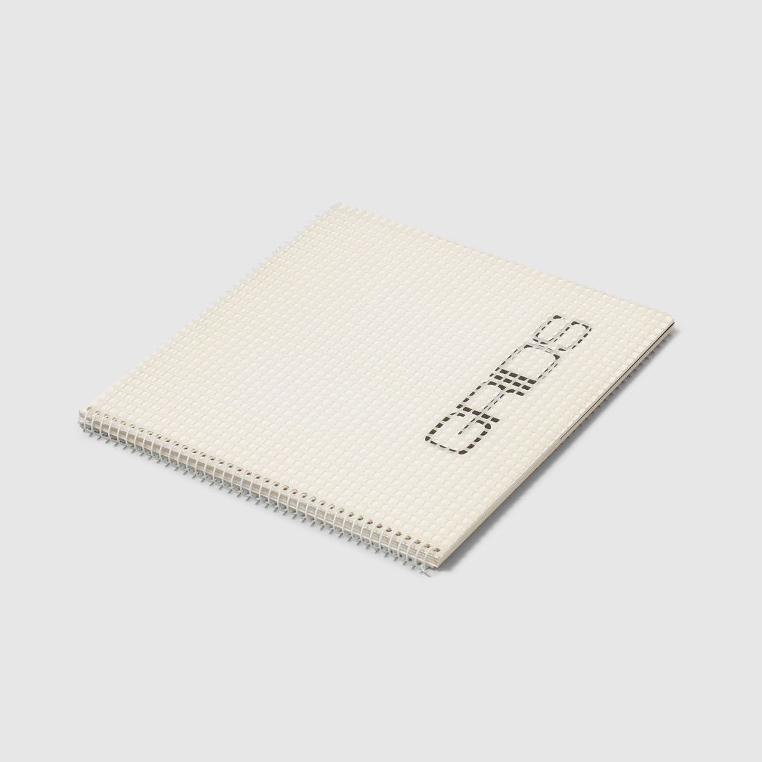 Grids. There is a white grid cover overlaying a white cover with black text.