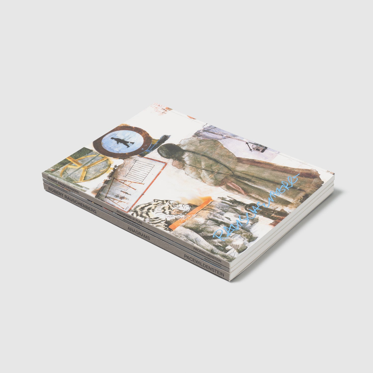 Robert Rauschenberg. The cover is a collage of the artist&