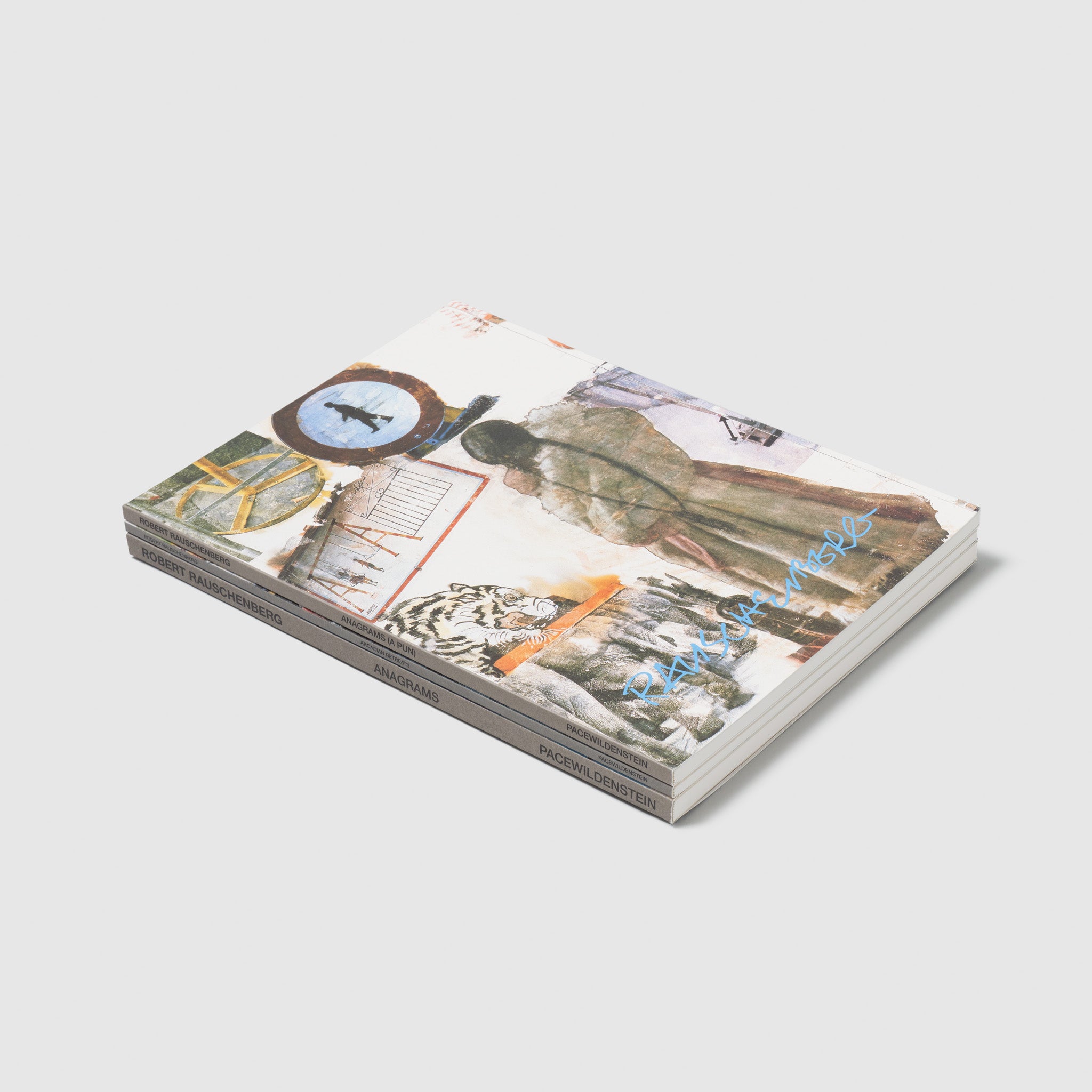 Robert Rauschenberg. The cover is a collage of the artist&