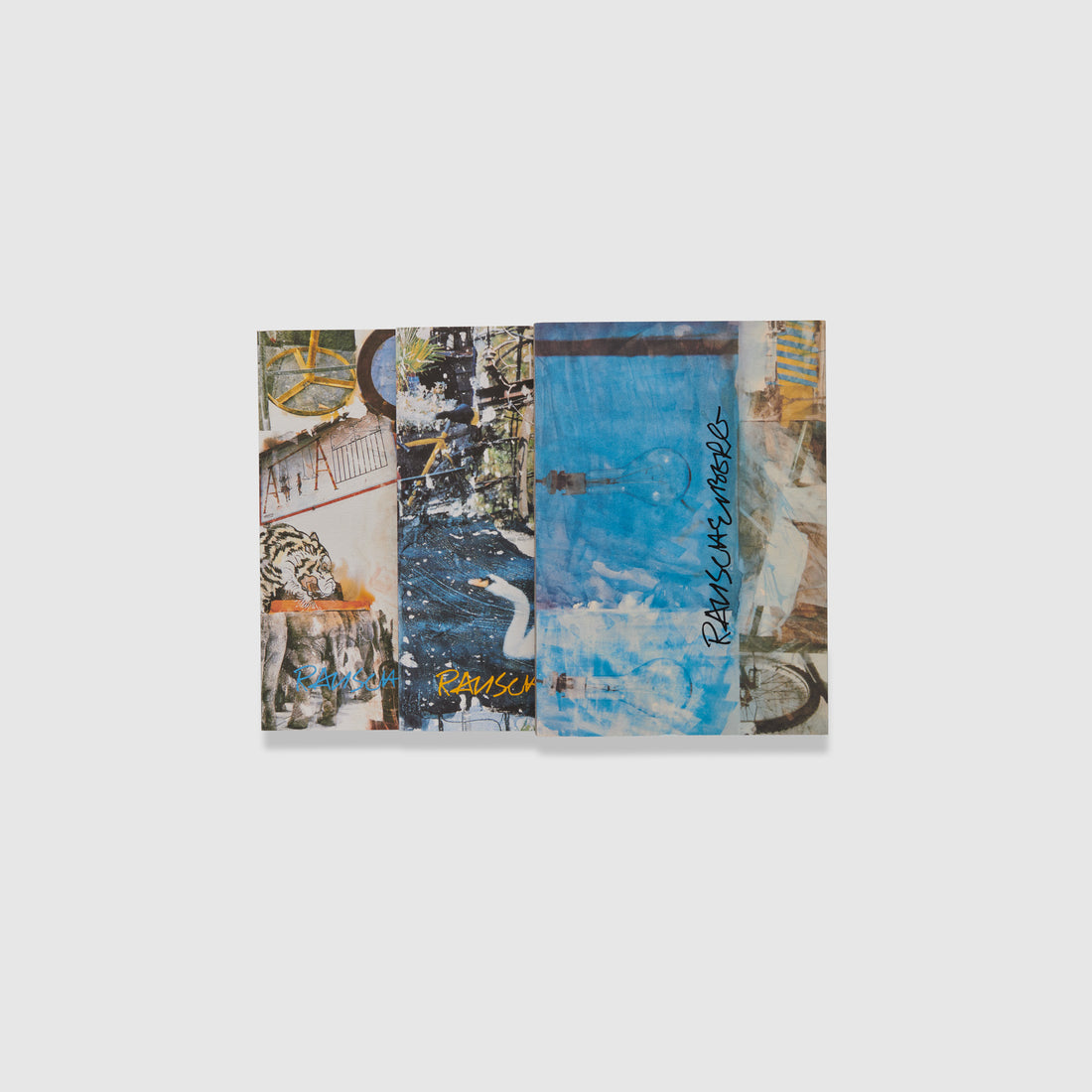 Robert Rauschenberg. The cover is a collage of the artist&