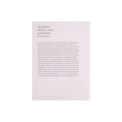 Artists on Agnes Martin