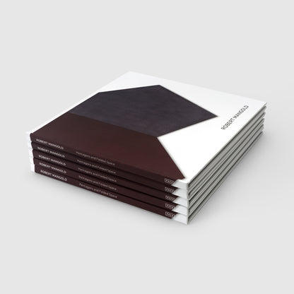Stack of books with geometric design on a white background