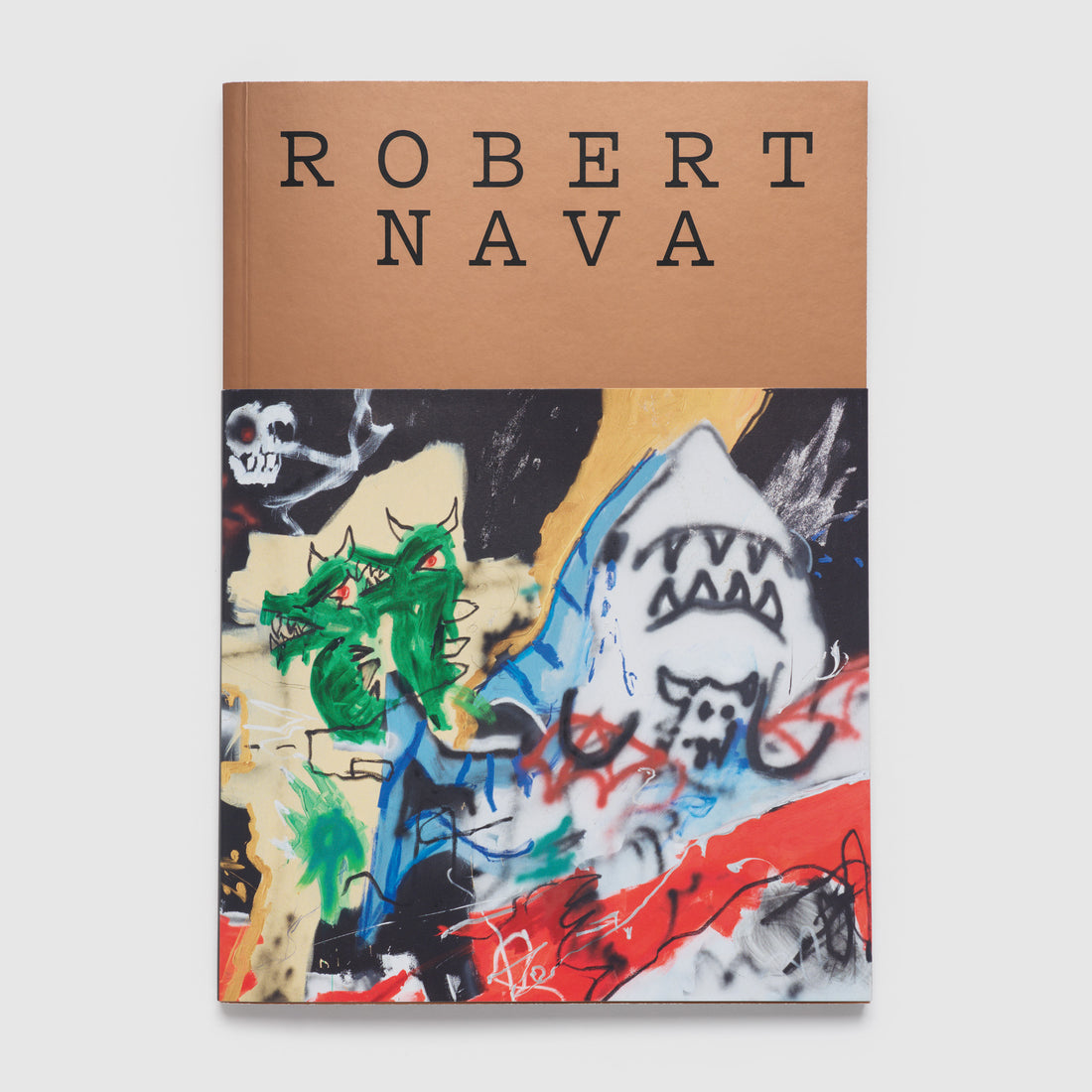 Robert Nava. The cover is copper and reflective and features an image of the artist&