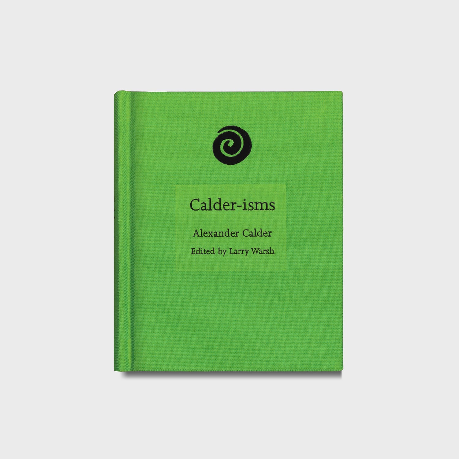 Green book titled &