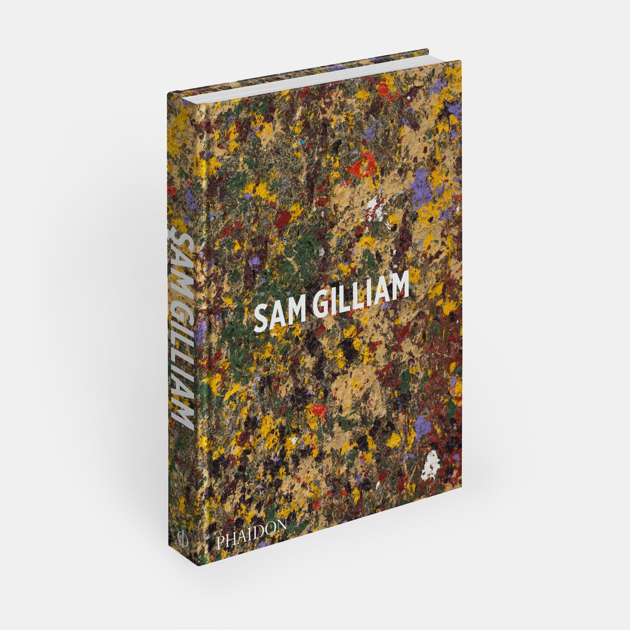 Sam Gilliam. The cover is fabric and is printed with one of the artist&